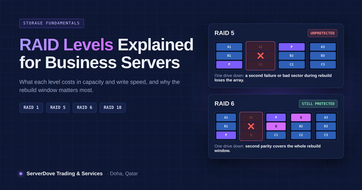 RAID Levels Explained: RAID 0, 1, 5, 6, 10, 50 and 60 for Business Servers