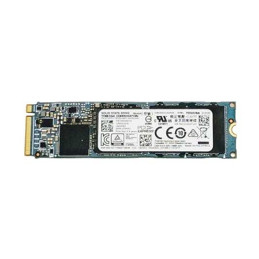 1-2_Toshiba 512GB NVMe M.2 SSD THNSN5512GPUK Dell XPS.png