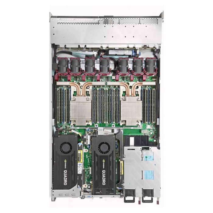 HP ProLiant DL360 Gen9 1U 2x18-Core E5-2695v4  Xeon 2.10Ghz  256GB 4×600GB P440ar RAID 4×GigaBit NIC 2×Power Supplies