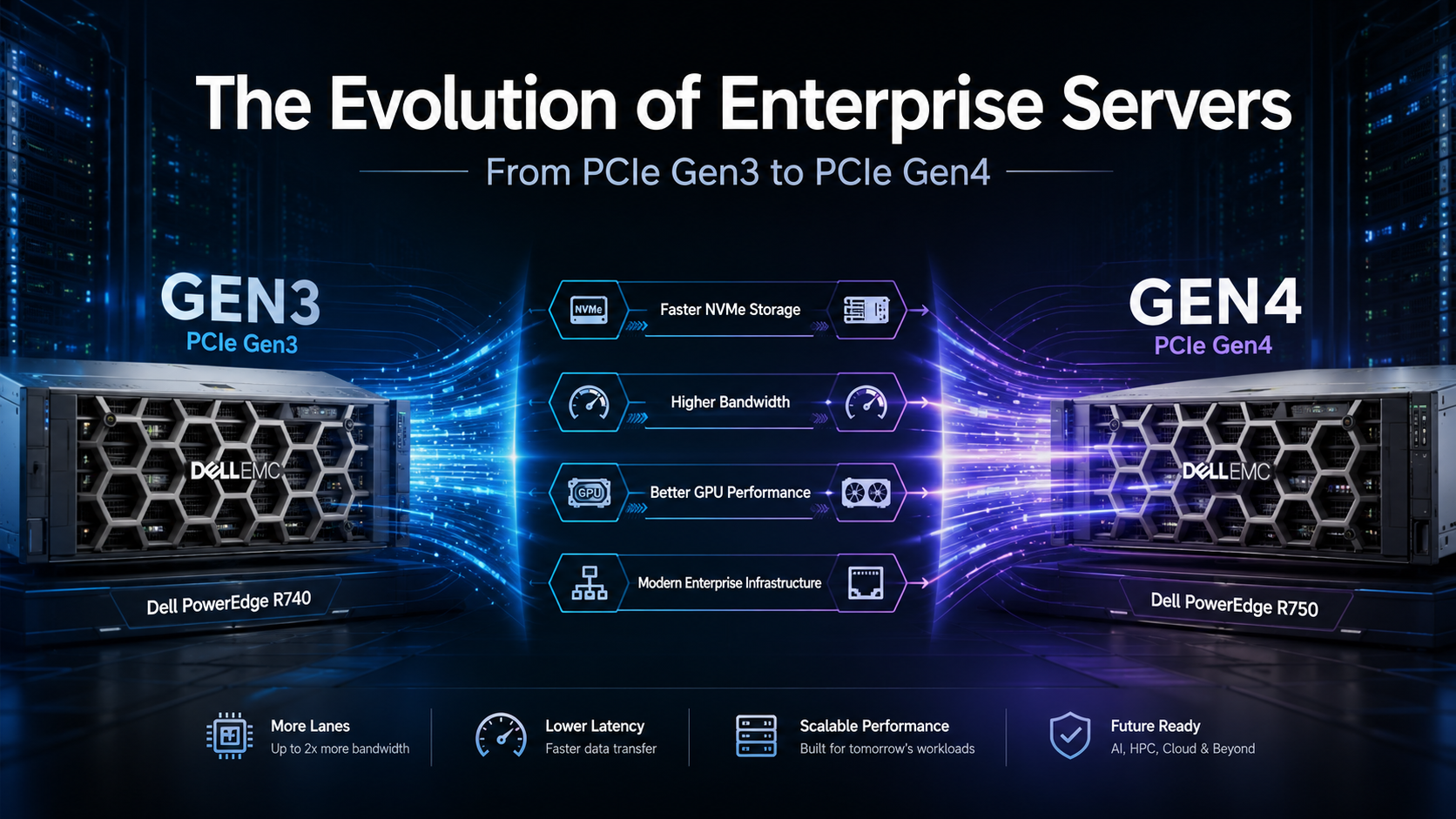 The Evolution of Enterprise Servers: From Gen3 to Gen4 PCIe
