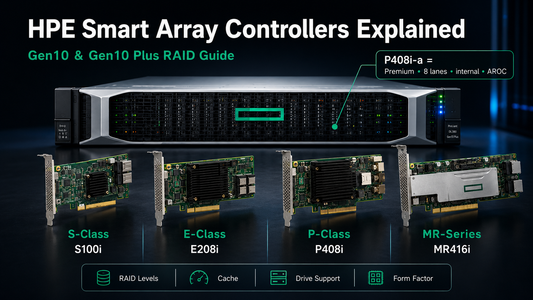 HPE Smart Array RAID Controllers Explained: P408i, P816i, E208i and More