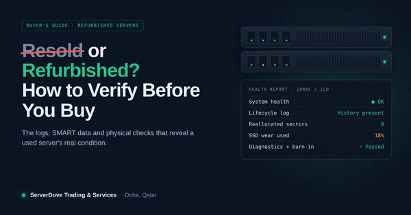How to Inspect a Refurbished Server Before You Buy: A Practical Checklist