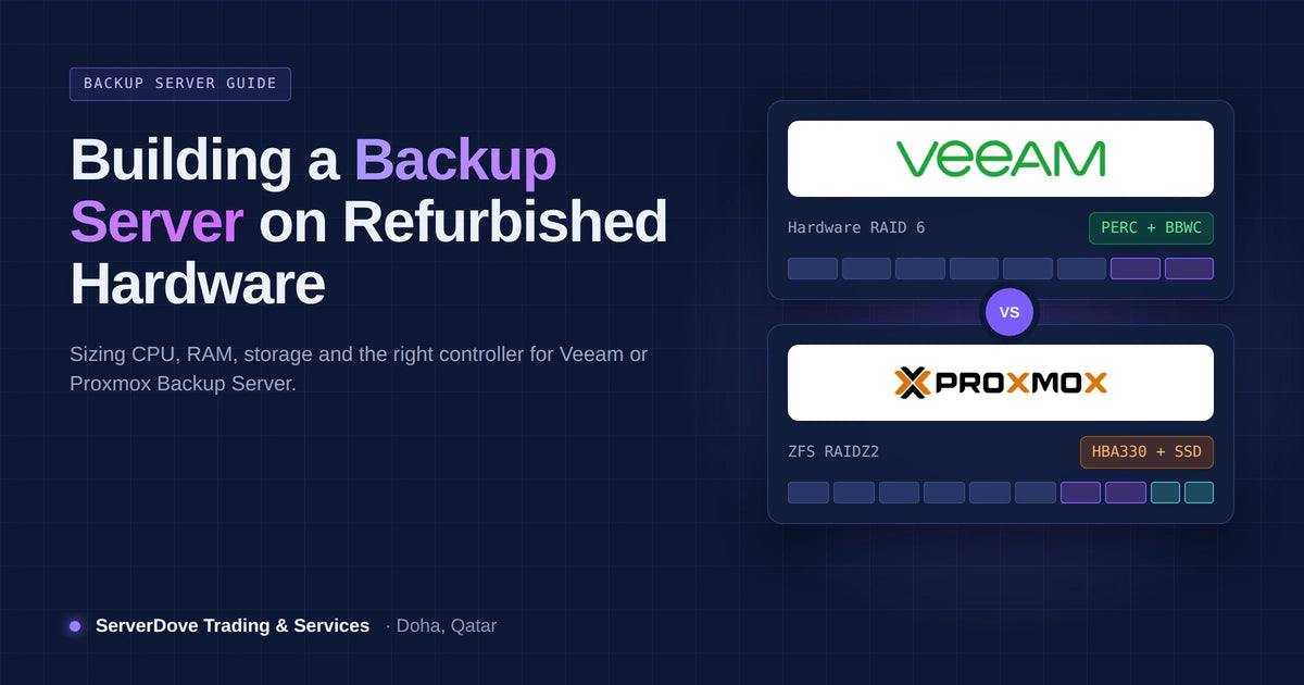 Backup Server Build Guide: Hardware for Veeam and Proxmox Backup Server