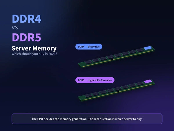 DDR4 vs DDR5 server memory: which should you buy in 2026
