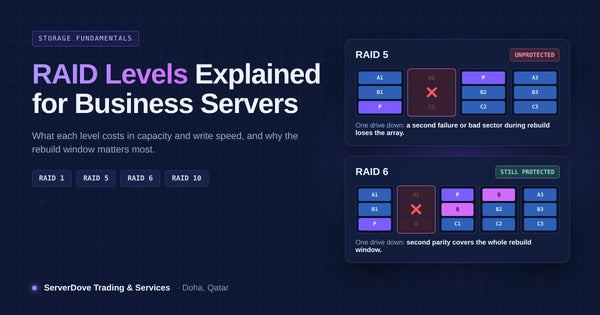 RAID Levels Explained: RAID 0, 1, 5, 6, 10, 50 and 60 for Business Servers