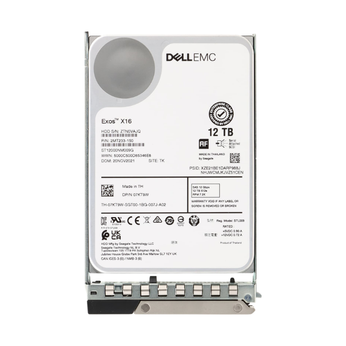 1-Dell EMC 12TB 7.2K 12Gbs SAS 3.5 07KT9W Enterprise HDD.png