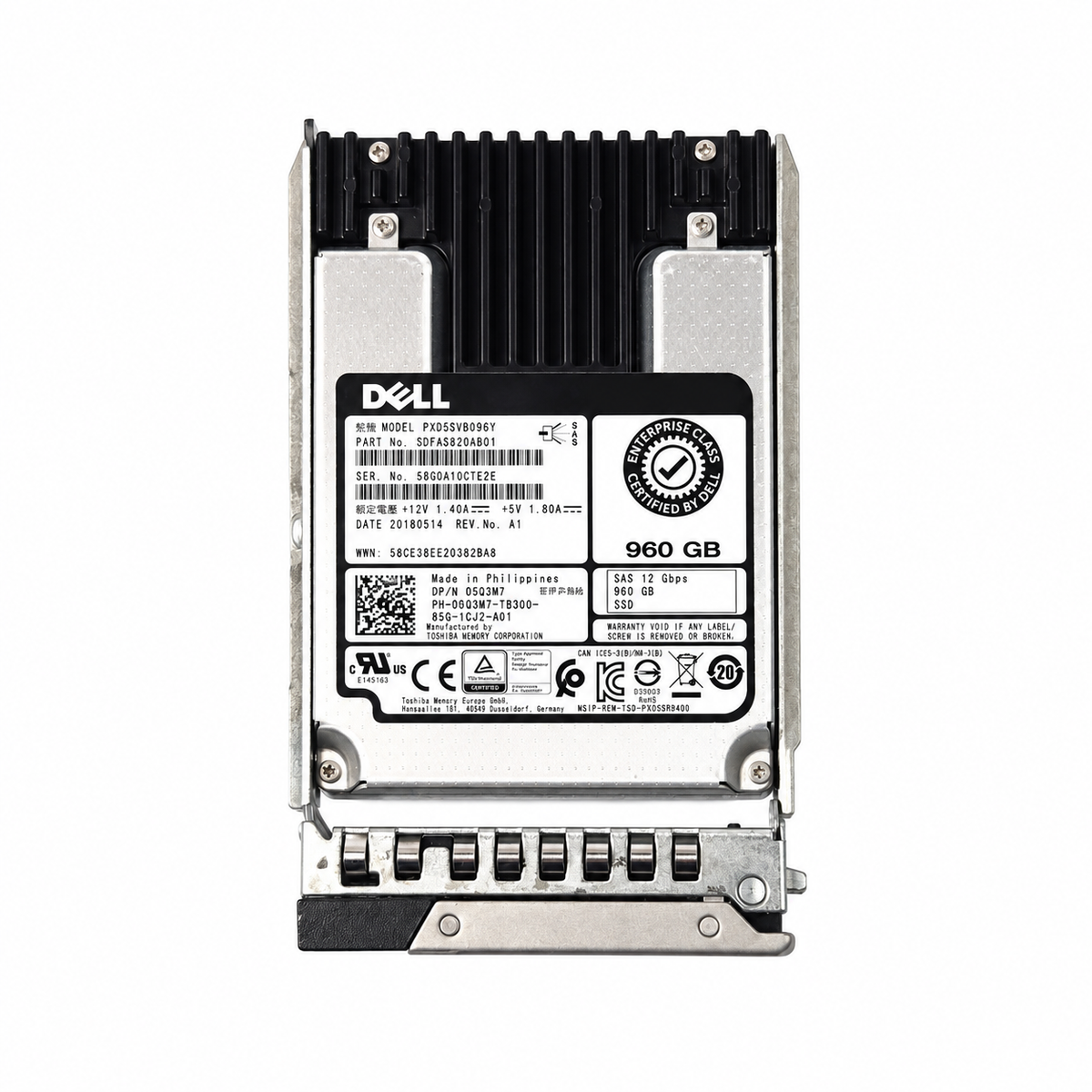1-Dell Toshiba PX05SVB096Y 960GB SAS 12Gbs 2.5 SSD with Caddy.png