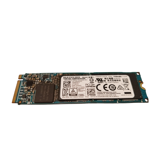 2-1_Toshiba 512GB NVMe M.2 SSD THNSN5512GPUK Dell XPS.png