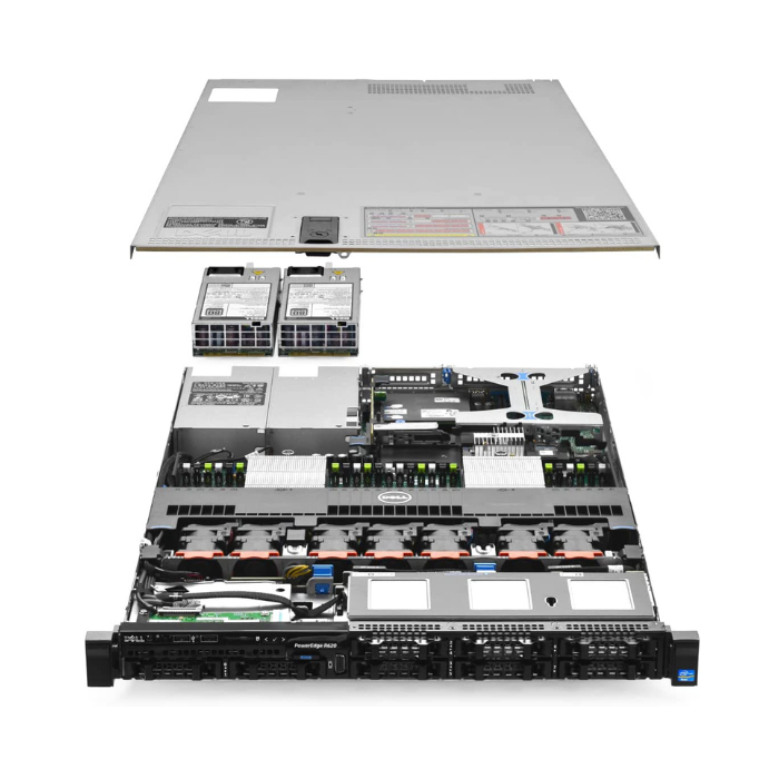 Dell PowerEdge R620 Server 2x E5-2670v2 2.50Ghz 20-Core 128GB 2x 1.2TB SAS