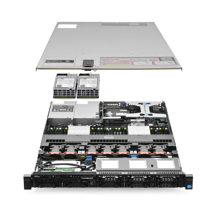 Dell PowerEdge R620 Server 2x E5-2670v2 2.50Ghz 20-Core 128GB 2x