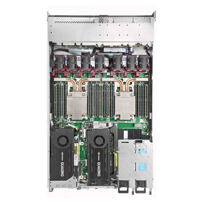 HP ProLiant DL360 Gen9 1U 2x14-Core E5-2697v3  Xeon 2.6Ghz  256GB 2×600GB P440ar RAID 4×GigaBit NIC 2×Power Supplies
