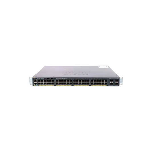 Cisco Catalyst WS-C2960X-48LPS-L 48 port Gigabit PoE+ switch with 4 SFP uplinks