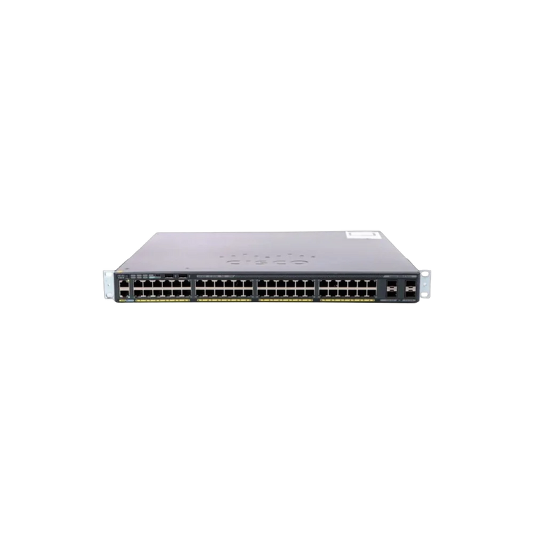 Cisco Catalyst WS-C2960X-48LPS-L 48 port Gigabit PoE+ switch with 4 SFP uplinks