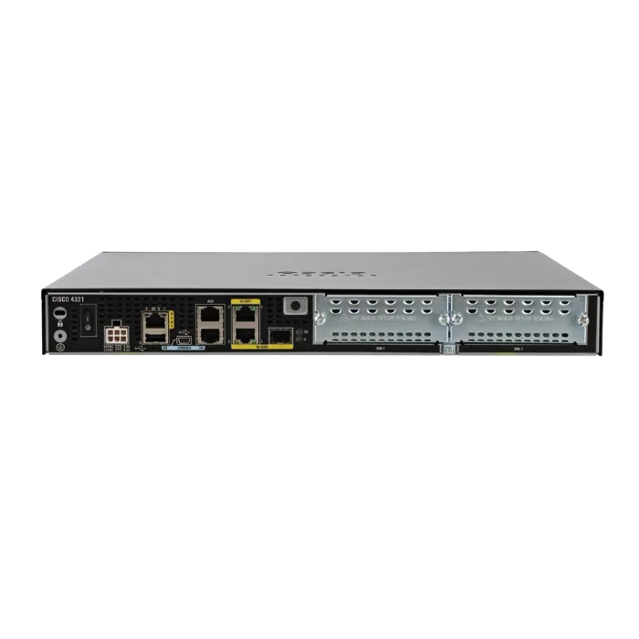 Cisco ISR4321-V/K9 voice router with PVDM4-32 DSP module fitted
