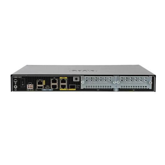 Cisco ISR4321-V/K9 voice router with PVDM4-32 DSP module fitted