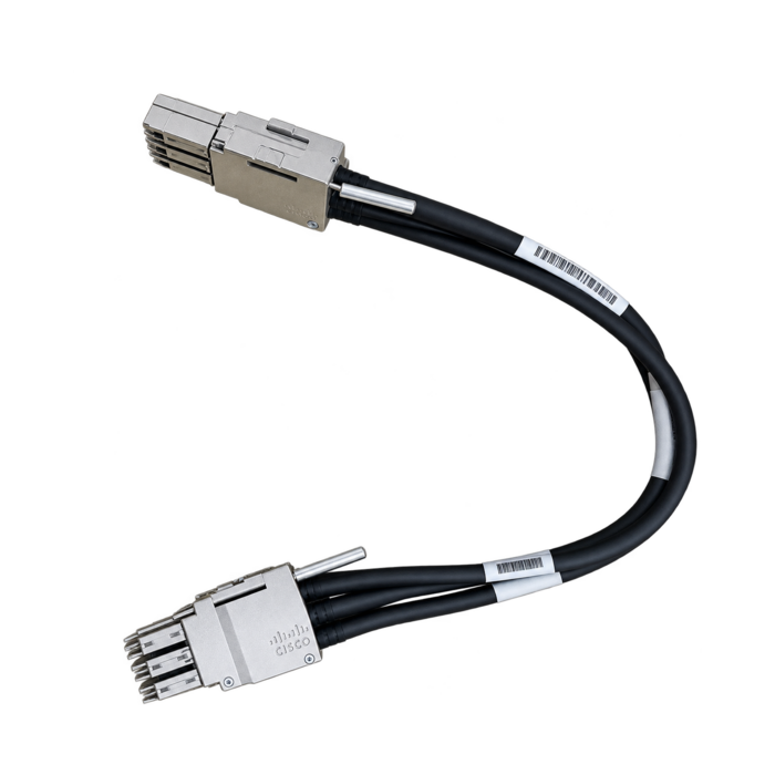Cisco STACK-T1-50CM 800-40403-01 50cm Type 1 StackWise stacking cable with connectors at both ends