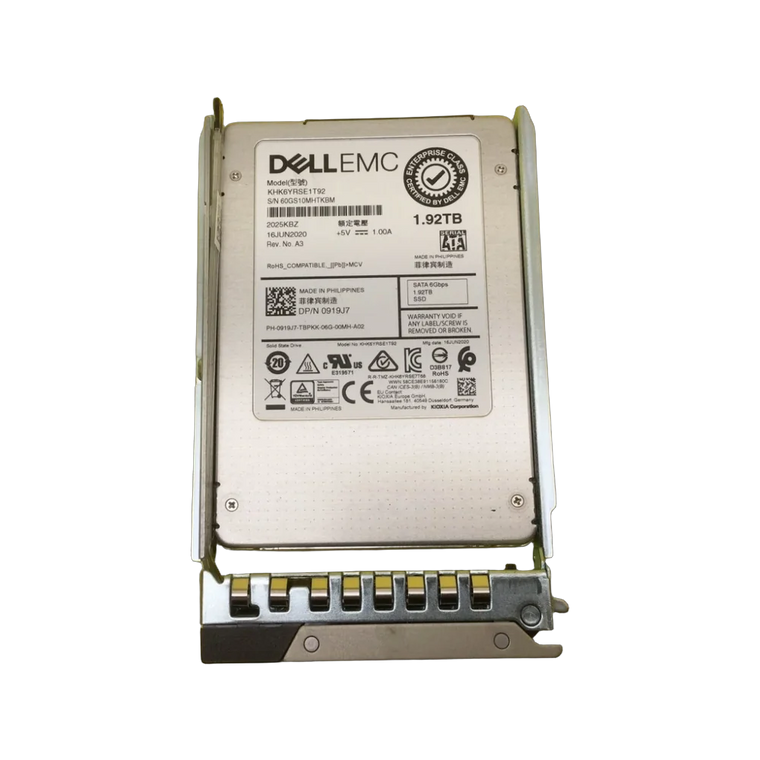 Dell 1.92TB SATA 6Gb/s 2.5 inch read intensive enterprise SSD