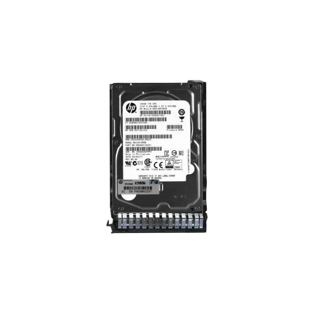 HPE 146GB 15K SAS 2.5 inch hard drive 627114-001 EH0146FBQDC