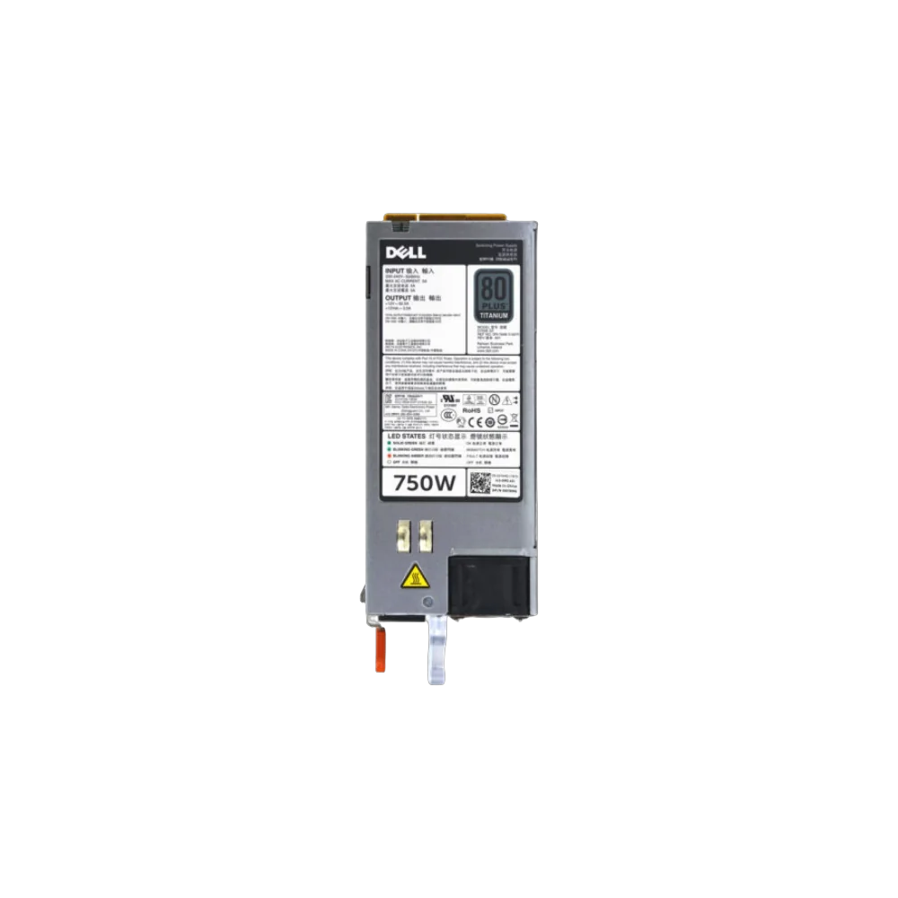 Dell E750E-S1 750W 80 Plus Platinum hot plug server power supply