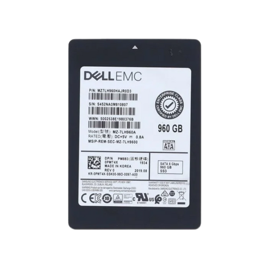 Dell EMC Samsung PM883 960GB SATA 2.5 inch enterprise SSD 0PMT4X