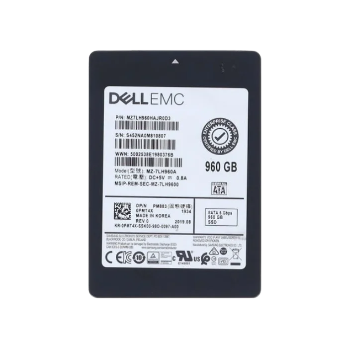Dell EMC Samsung PM883 960GB SATA 2.5 inch enterprise SSD 0PMT4X