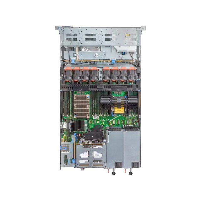 Dell PowerEdge R640 8SFF server with 2x Xeon Gold 6138, 24GB RAM and 2x 1.2TB SAS, view 2