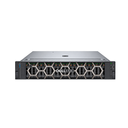 Dell PowerEdge R750 2U rack server with front bezel, dual Intel Xeon Silver 4310 configuration