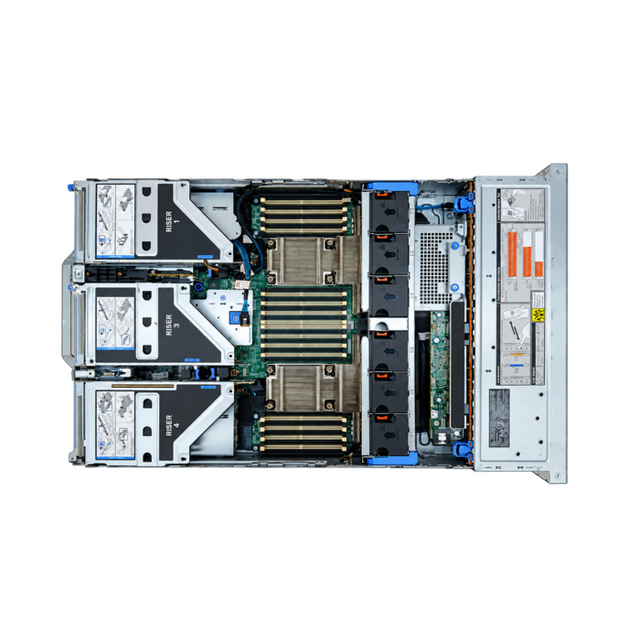 Dell PowerEdge R750 2U rack server with front bezel, dual Intel Xeon Silver 4310 configuration, view 2