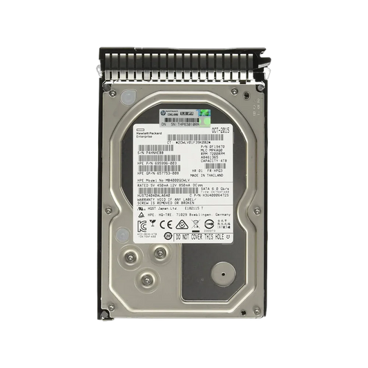 HPE 4TB 7.2K SATA 3.5 inch enterprise hard drive 657753-008