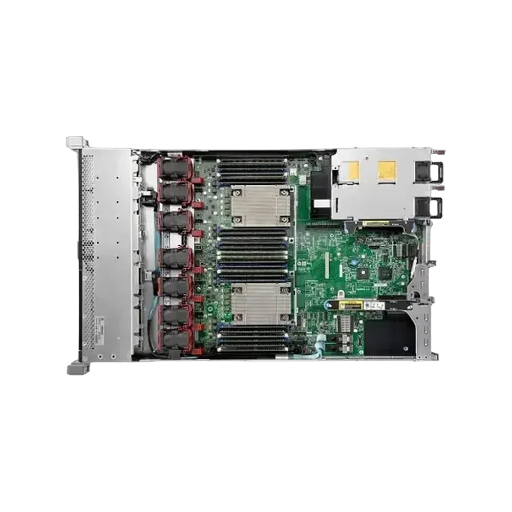 HPE ProLiant DL360 Gen9 8SFF server with 2x Xeon E5-2682 v4, 32GB RAM and 2x 1.2TB SAS, view 2