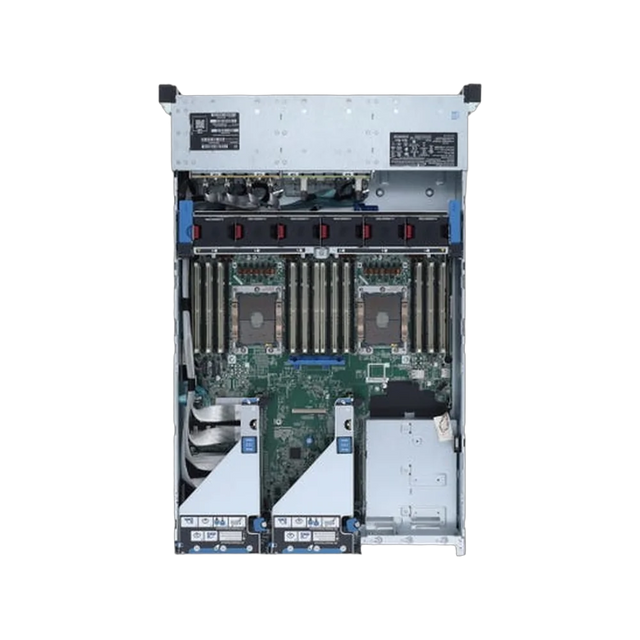 HPE ProLiant DL380 Gen10 8SFF server with 2x Xeon Gold 6140, 24GB RAM and 2x 1.2TB SAS, view 2