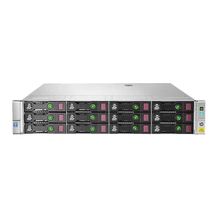 HPE StoreEasy 1650 12LFF storage server with 48GB RAM and 8x 8TB SAS drives, view 2