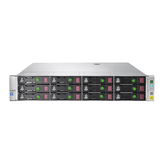 HPE StoreEasy 1650 12LFF storage server with 48GB RAM and 8x 8TB SAS drives, view 2