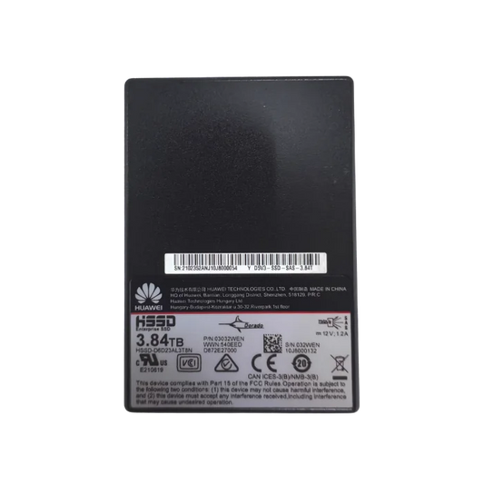 Huawei 3.84TB SAS 12Gb/s 2.5 inch enterprise SSD