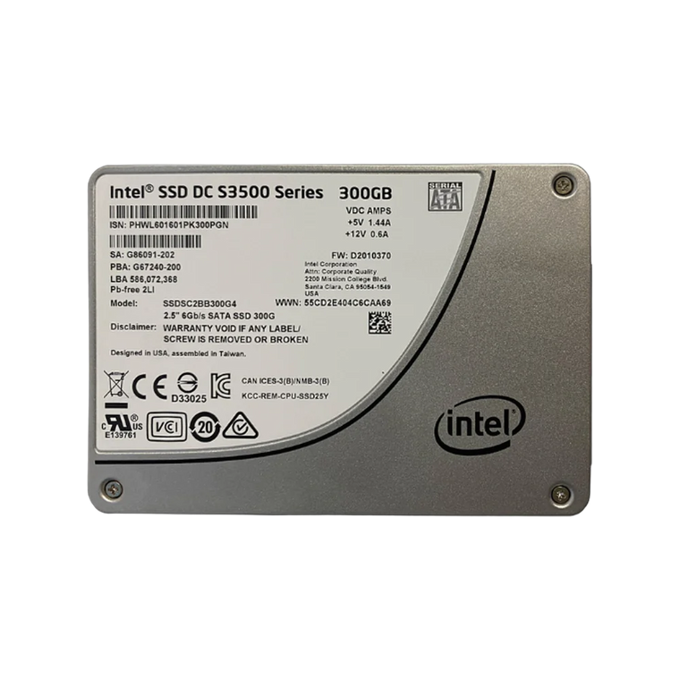 Intel DC 300GB SATA 2.5 inch enterprise SSD
