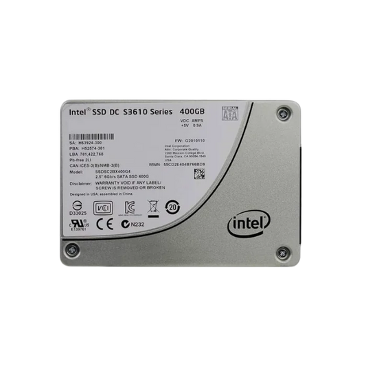 Intel DC 400GB SATA 2.5 inch enterprise SSD