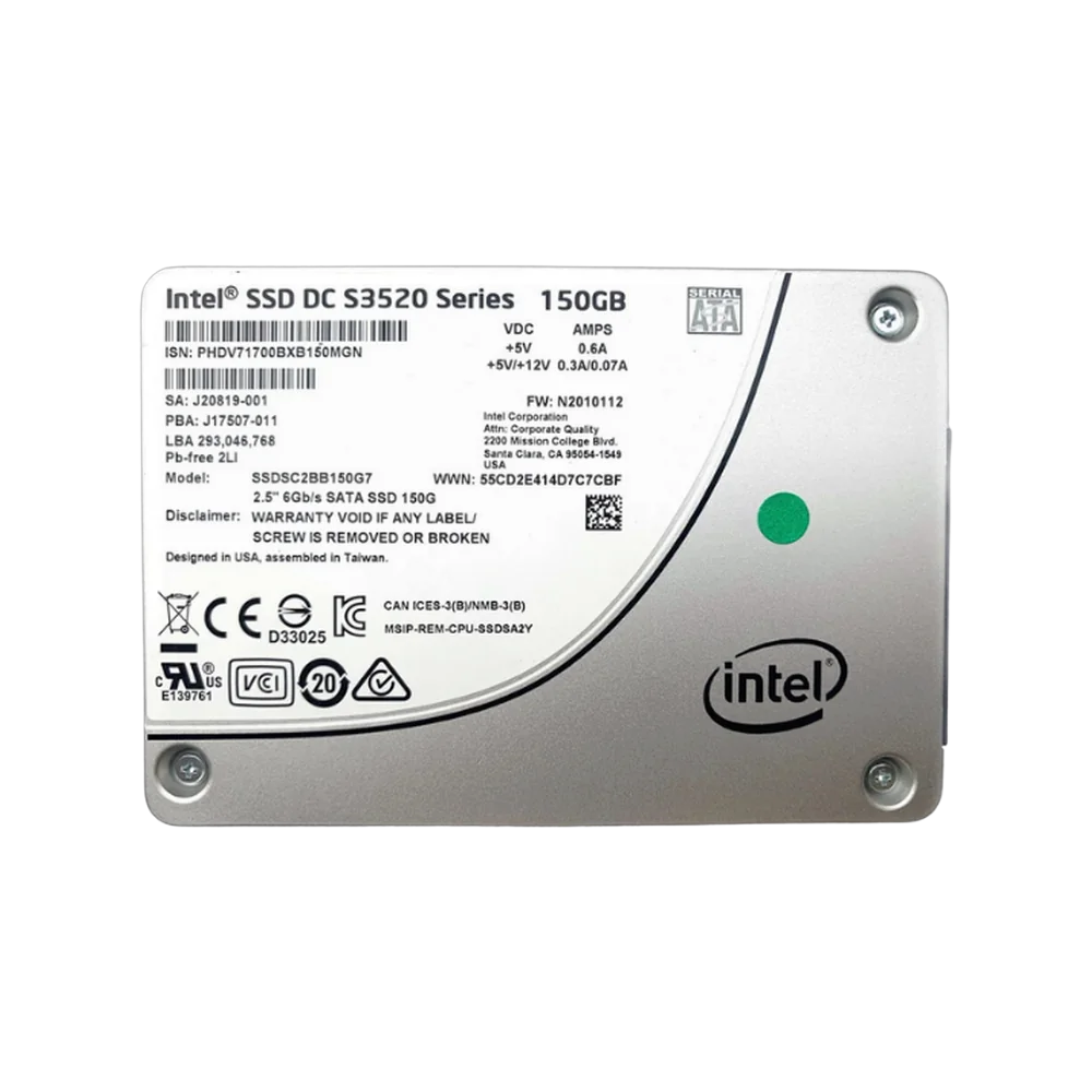 Intel DC S3520 150GB SATA 2.5 inch enterprise SSD