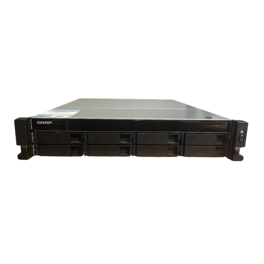 QNAP TS-831XU-RP rackmount NAS with six 4TB WD Red drives