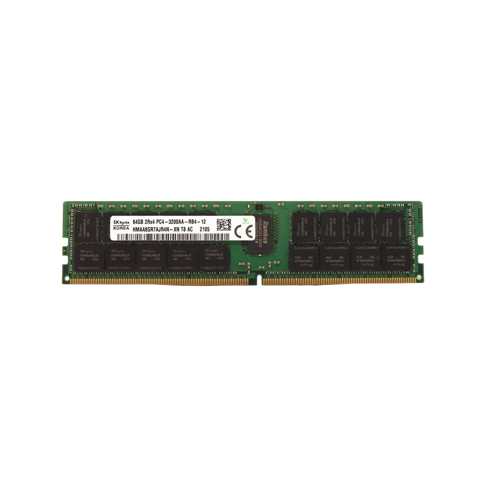 SK Hynix 64GB 2Rx4 PC4-3200AA DDR4 ECC RDIMM HMAA8GR7AJR4N-XN