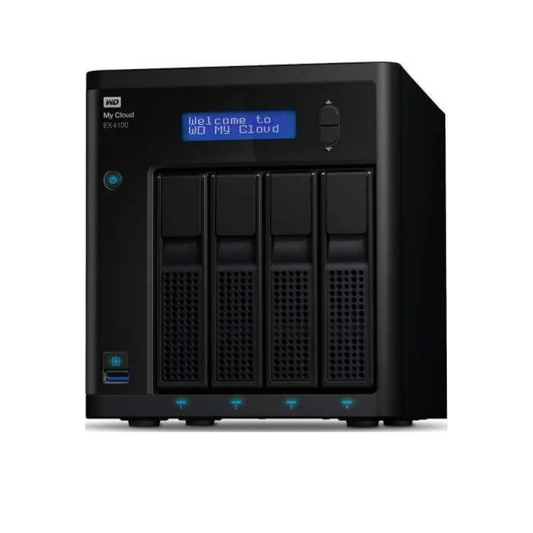 WD My Cloud EX4100 four bay NAS enclosure front