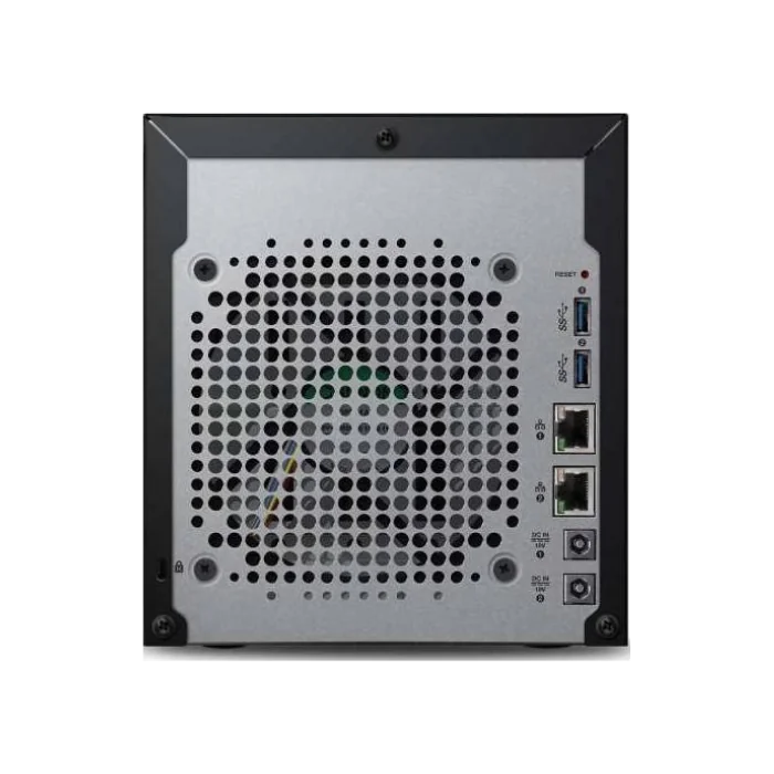 WD My Cloud EX4100 four bay NAS enclosure front, view 2